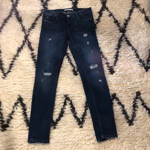 Zara Trufaluc Stretch Skinny Distressed Jeans 36/4